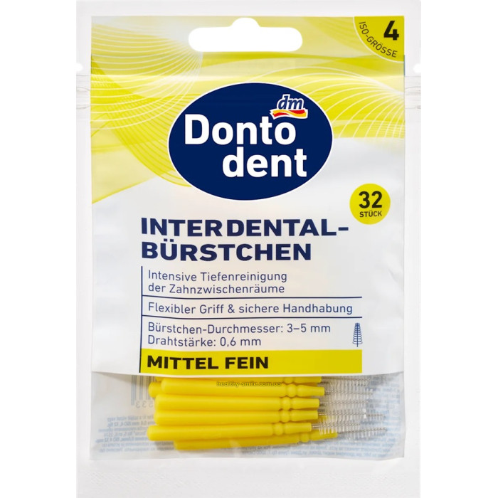 Dontodent Межзубные ершики 0,6 мм ISO 4, 32 шт.